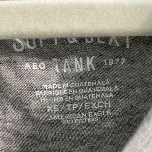 AEO 'High Tide Club' Soft & Sexy open back Tank - Gray - Picture 3 of 7